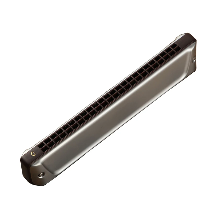 KONGSHENG Tremolo Губная гармошка с ключом 24 отверстиями Harp фосфор бронзовая трость ABS