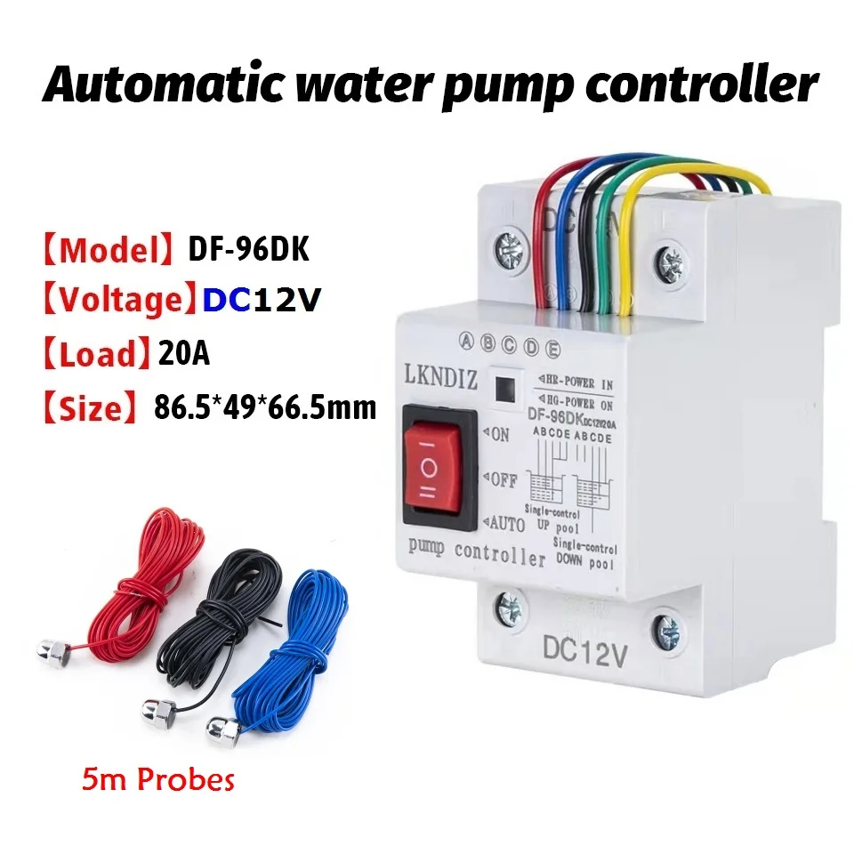 

LKNDIZ Автоматический контроллер уровня воды DF-96DK 12V/24V 20A