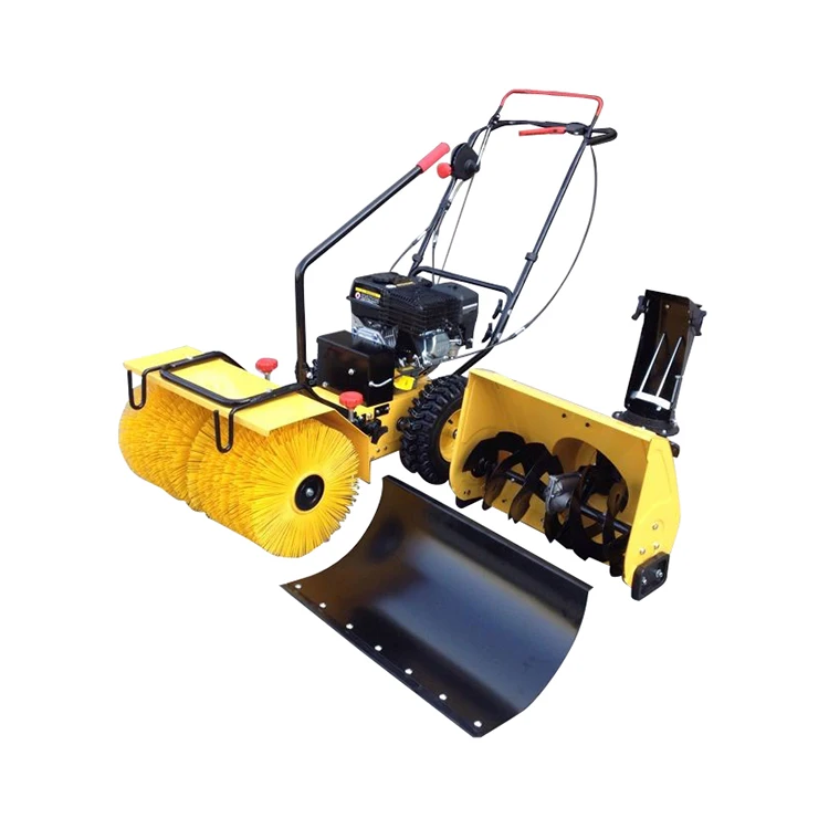 

Professional Manufacturer cheap price 6.5HP high quality gasoline engine Snowplow brush type snow sweeper