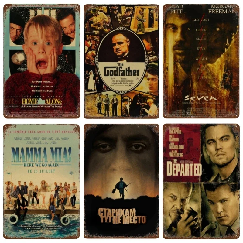 Винтажный классический киноплакат для офиса домашнего декора ретро