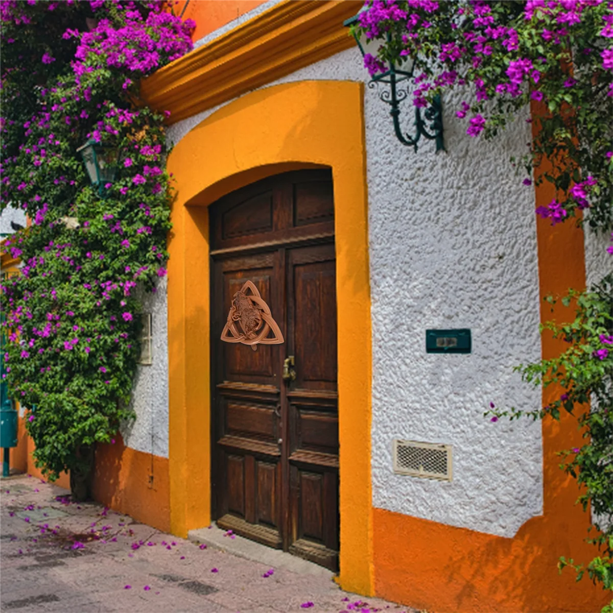 Скандинавские языческие боги резьба искусственная смола Настенный декор сад