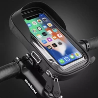waterproof bike bicycle phone mount bag case motorcycle handlebar phone holder stand for 4 5 6 4 inch mobile cell phones