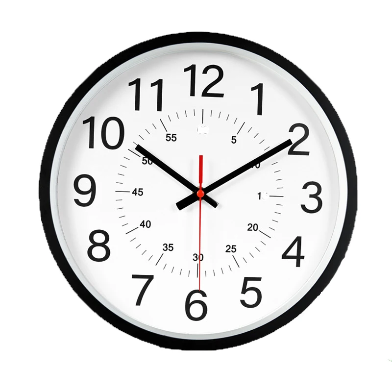 

12-inch Wall Clock Modern Living Room Decorations Silent Travel Time Creative Household Items Simple Style High-end Atmosphere