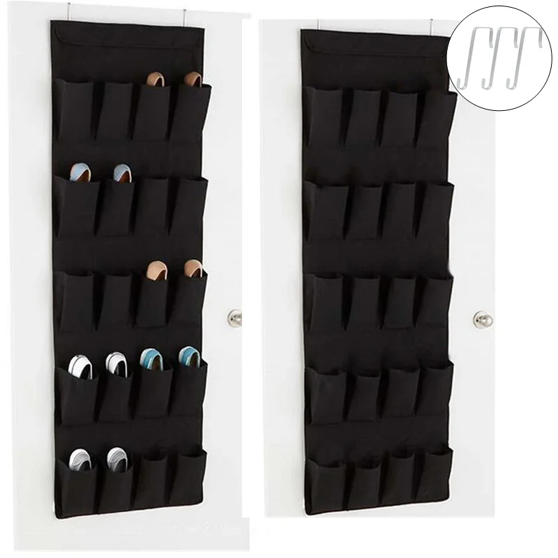 

20 Pocket Large Mesh Cloth Box Storage Hanging Bag Wall-mounted Sundries Organizer Holder Room Shoes Slippers Storage Bag