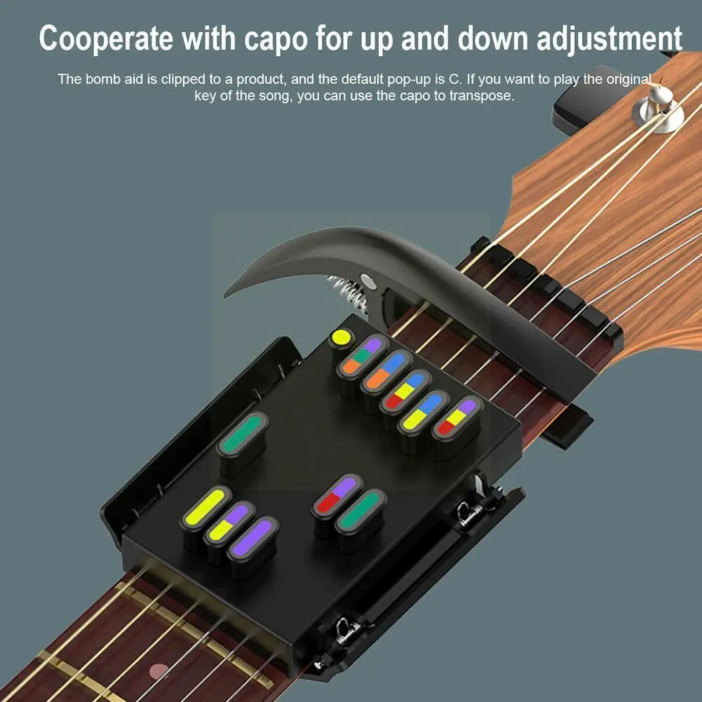 

Guitar Chord Trainer Chords Folk Guitar Finger Teaching Aid Learning Training Practice Aid For Beginners E4f2