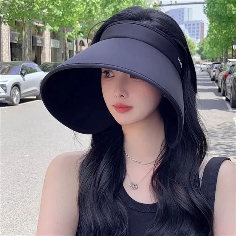 Шляпа женская Соломенная с широкими полями летняя Складная пляжная Панама от