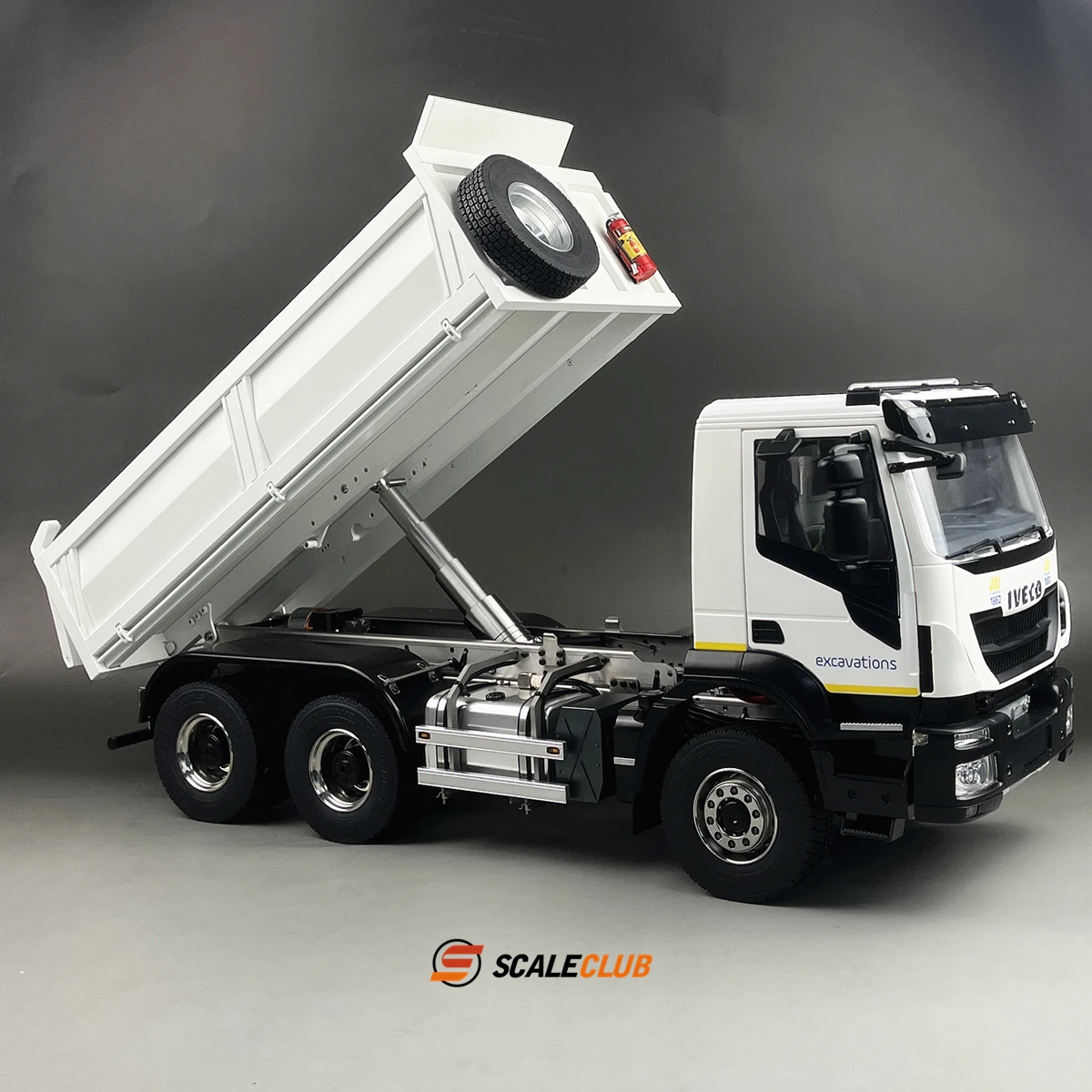 Масштабирование модели 1/14 полностью металлический для Iveco 6x6 гидравлический