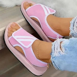 Women Sandals Casual Summer Shoes For Women Flat Sandalias Mujer Soft Bottom Summer Sandals Women Casual Shoes Plus Size