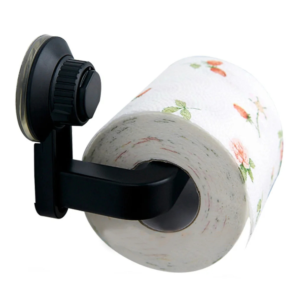 

2022 Toilet Paper Holder Super Storage Suction Cup Wall Mount Removable Rack Toilet Paper Holder Rack Accessories Home Storage