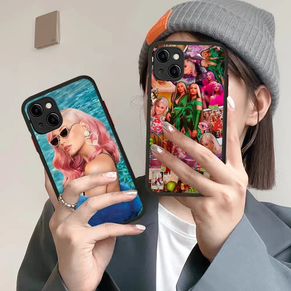 

SInger I-Iggy A-Azalea Phone Case for iPhone 14 11 12 13 Mini Pro Max 8 7 Plus X XR XS MAX Translucent Matte Cover
