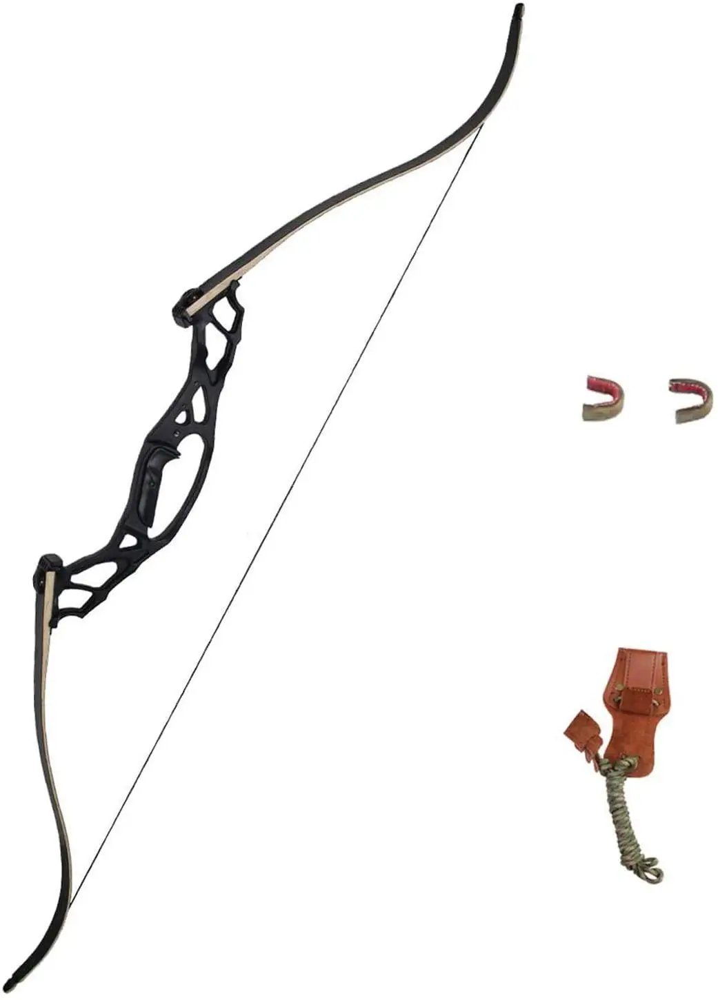 

Lion 62" Takedown Hunting Recurve Bow Metal Riser 70 Lbs Right Handed