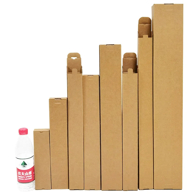 Long carton dried flower reed umbrella picture scroll lamp fishing rod medical equipment packagingpacking box for small business