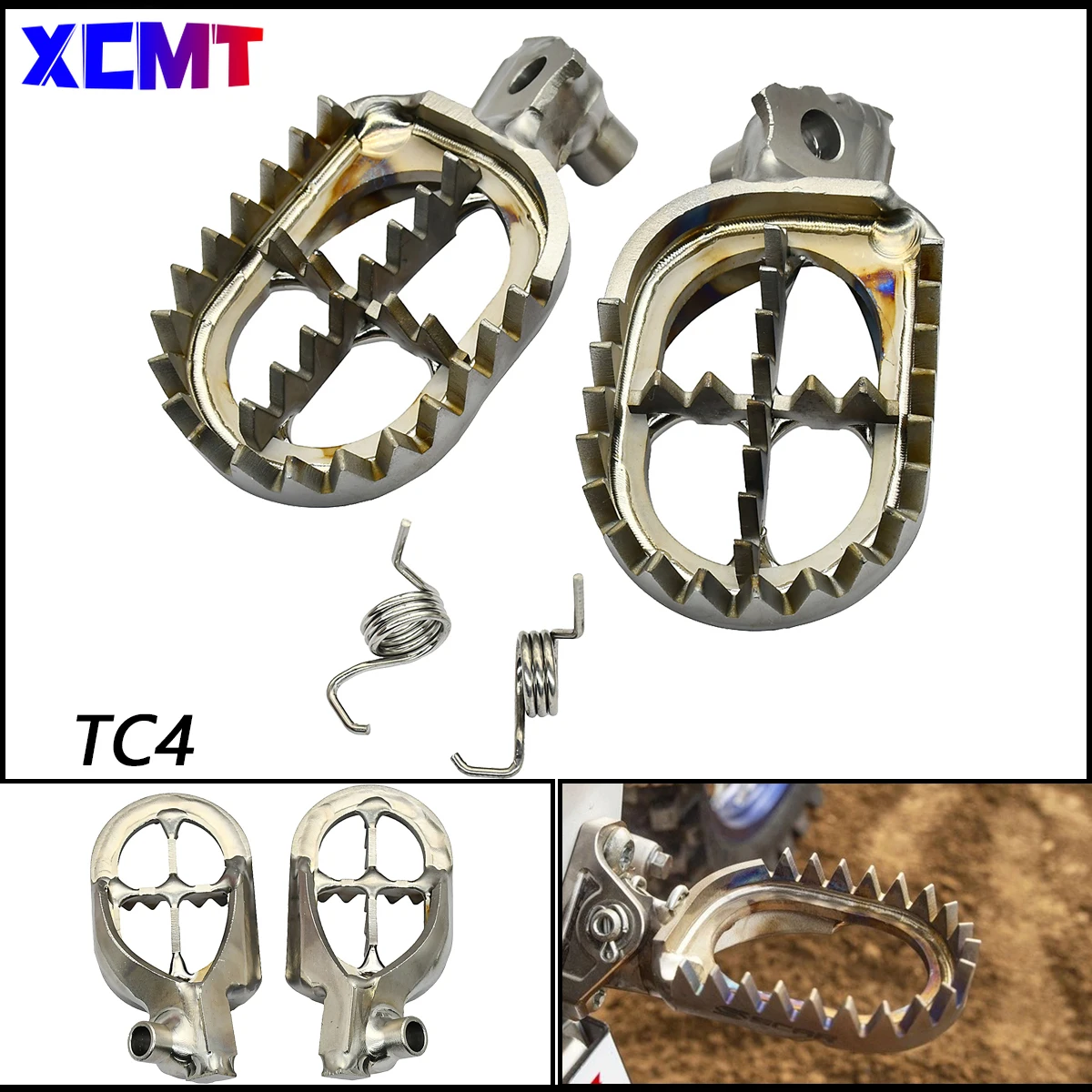 Подножки для мотоцикла из титанового сплава TC4 подножки Yamaha YZ125 YZ250 YZ250F YZ450F WR250F WR450F