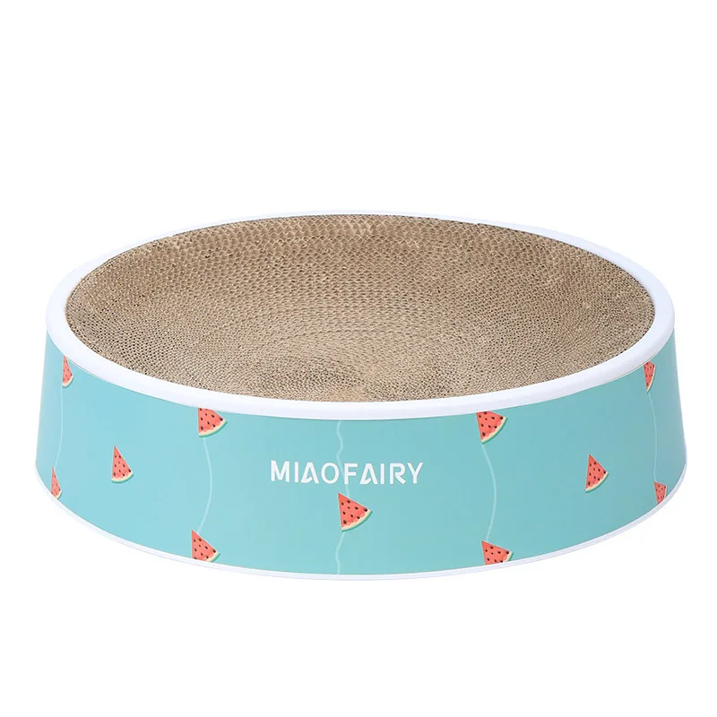 Принадлежности для кошек гофрированная бумажная Когтеточка на замену круглая