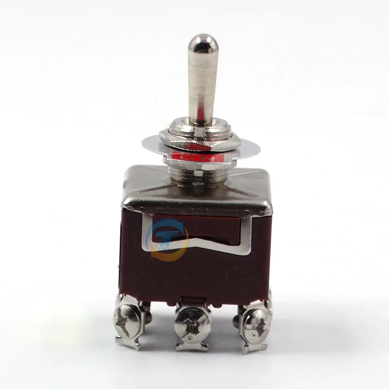 

E-TEN 302 12mm shaking toggle switch rocker head double throw 9-pin 2-position shift 15A/250V10A/380V