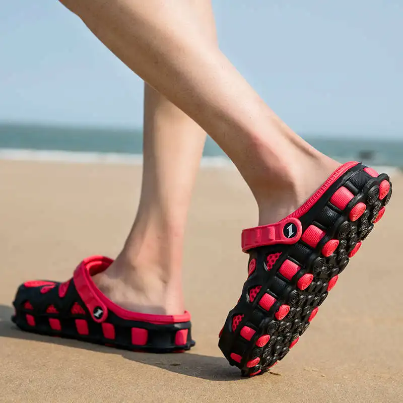

Plush Slippers Feminino Man's Leather Sandal Plateforme Beach Shoe With Rubber Sole Sandals With Heel High Quality 2022 Tennis