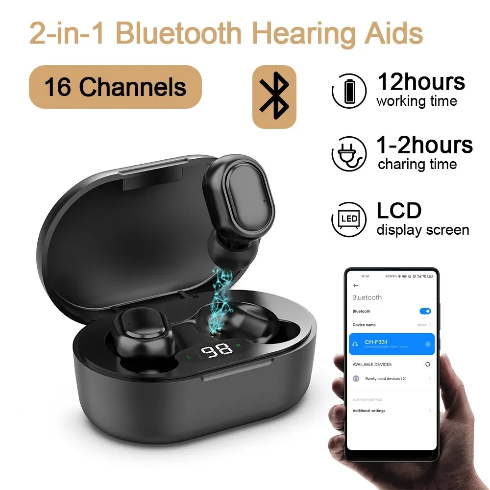 Слуховой аппарат для глухоты перезаряжаемые слуховые аппараты цифровой