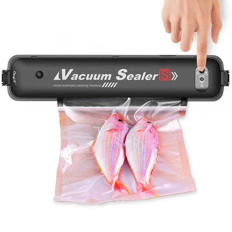 

Food Vacuum Sealer Vacuum Bag Sealing Machine Electric Vaccum Pouch Packaging Machine Fish Fruit Meat Packer With 15pc Bags Free