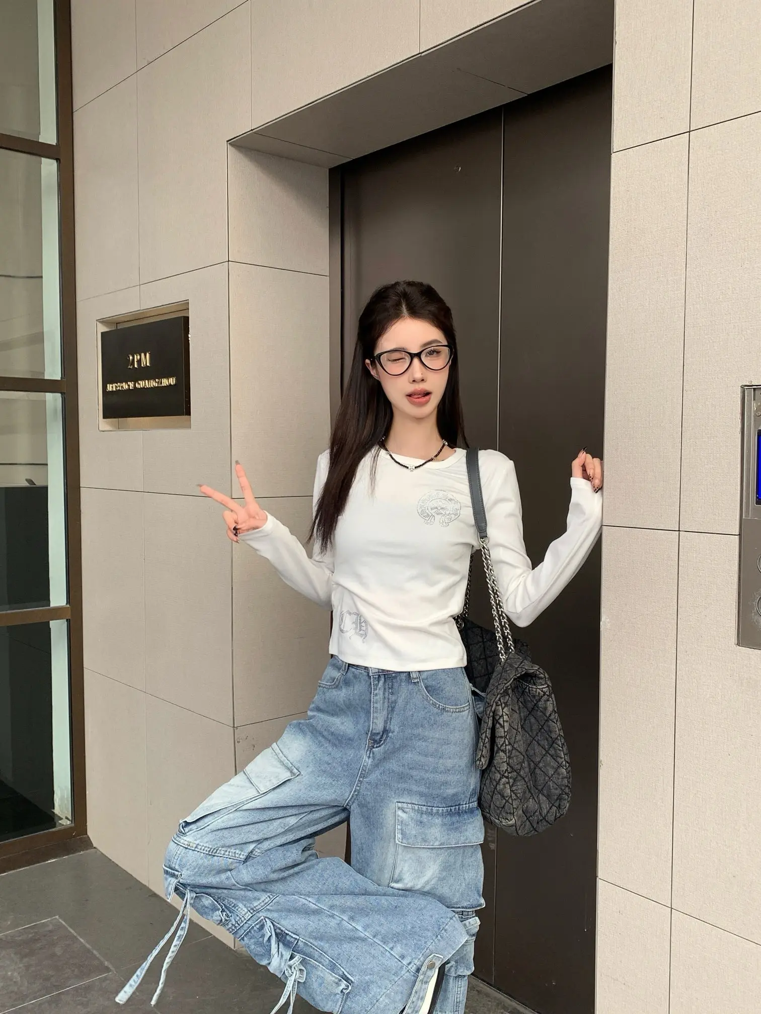 Женский свитер Chrome Hearts женская с длинным рукавом теплая трикотажная вязаный