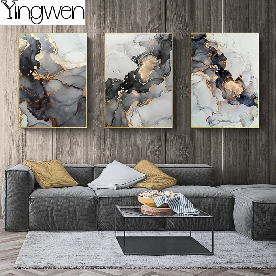 

Gold Black Marble 5d Full Drill Diamond Painting Abstract Art Cross Stitch Embroidery Kit Diamond Mosaic Picture Home Decor Gift