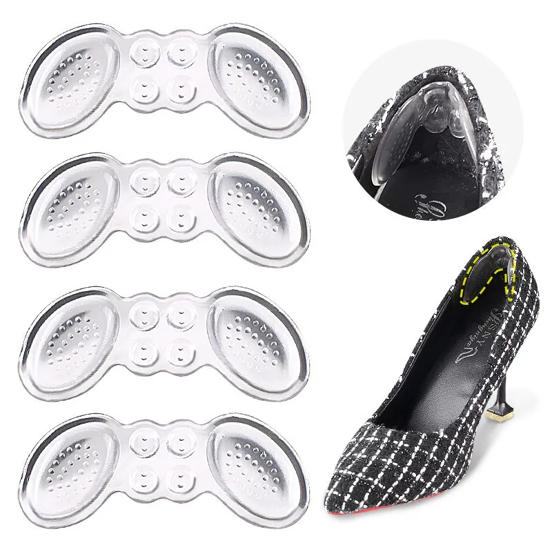 

1/2/3/4Pair Insoles for Shoes Pads Silicone Gel Heel Protector Back Sneakers Patch Adhesive Foot Care Insert Sticker Relief Pain