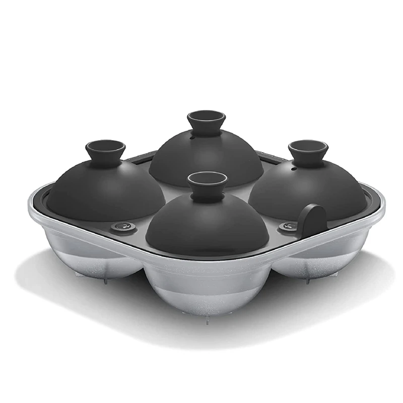 

Large Spherical Ice Hockey Easy To Fill Round Silicone Ice Tray, Perfect Spherical Craft Ice Maker Suitable For Whisky