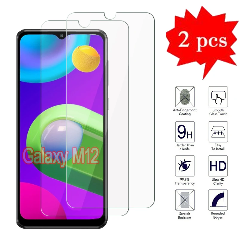 

2-1 шт., защитная пленка для переднего экрана Samsung Galaxy M12