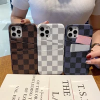 luxury double layer card leather shockproof phone case for iphone 13 12 11 pro max mini x xr xs max 7 8 plus