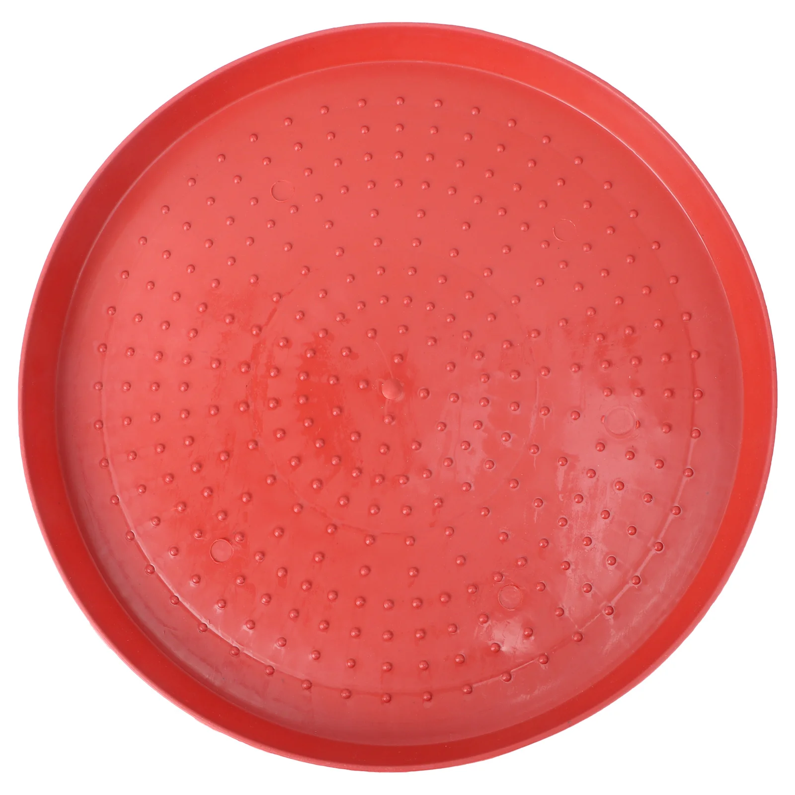 

2 Pcs Chick Appetizer Plate Feeding Equipment Poultry Accessories Round Tray Fodder Food Trays Container Chicken Plastic