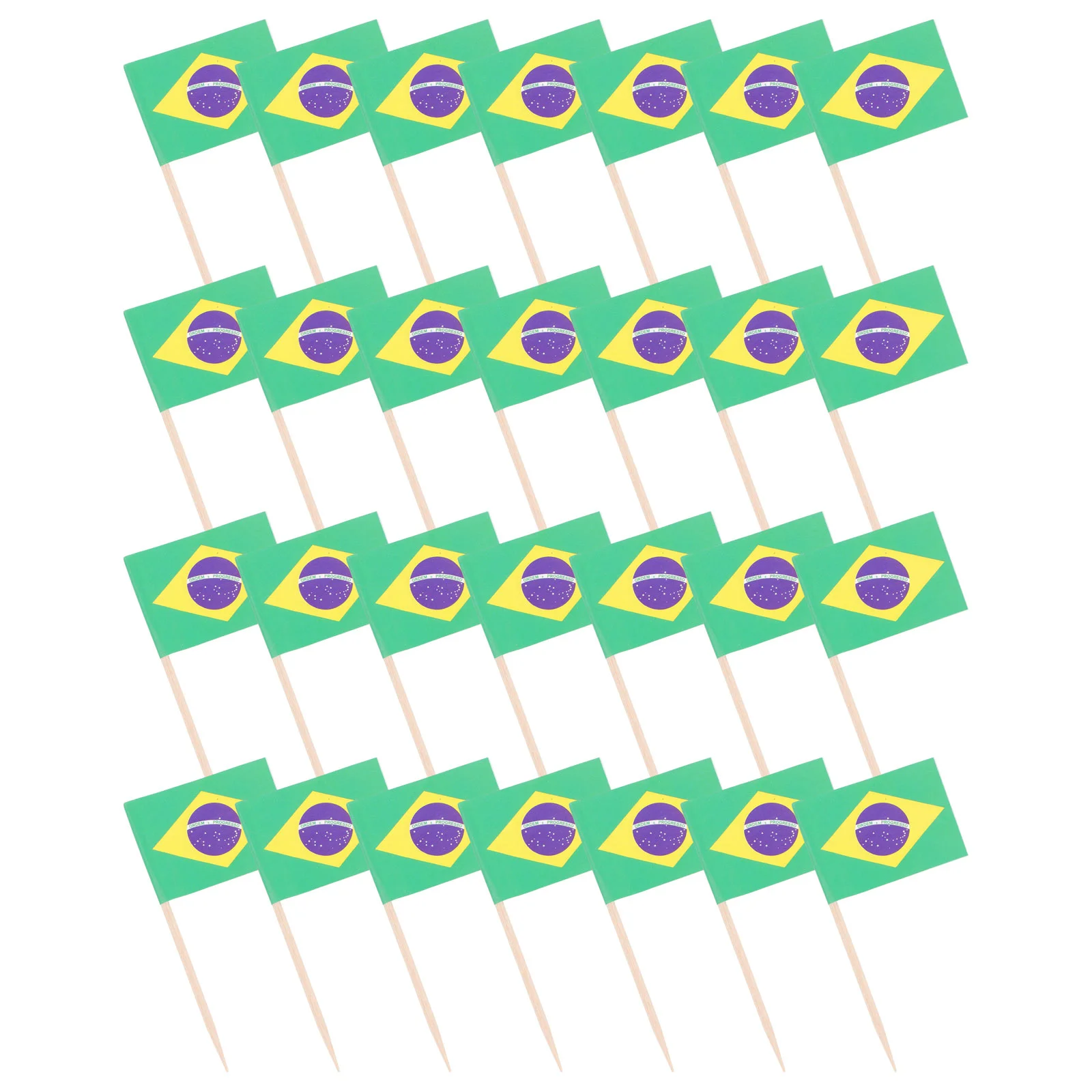 100 шт. декоративные топперы для торта с национальным флагом