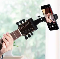 guitar head clip mobile phone holder live broadcast bracket stand tripod clip head for iphone 11 x support desktop music holder