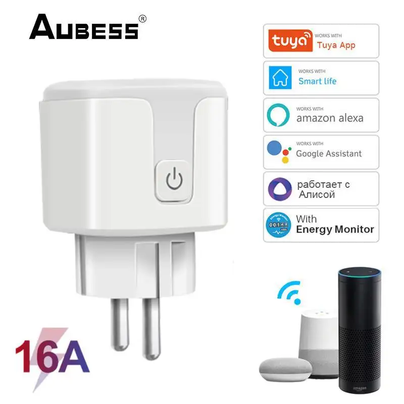 

Умная розетка с Wi-Fi и таймером, 16 А