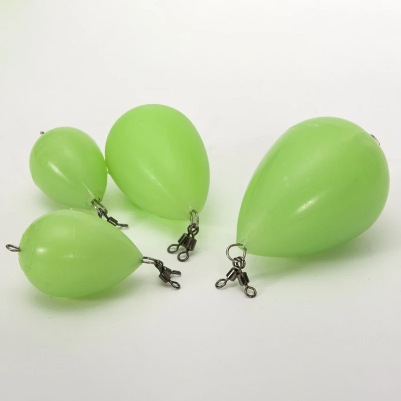 

1Pcs Night Fishing Luminous Egg Float Upward Luminous Bobbers Fishing Float Help Thrower Long-distance Casting Bait Tackle