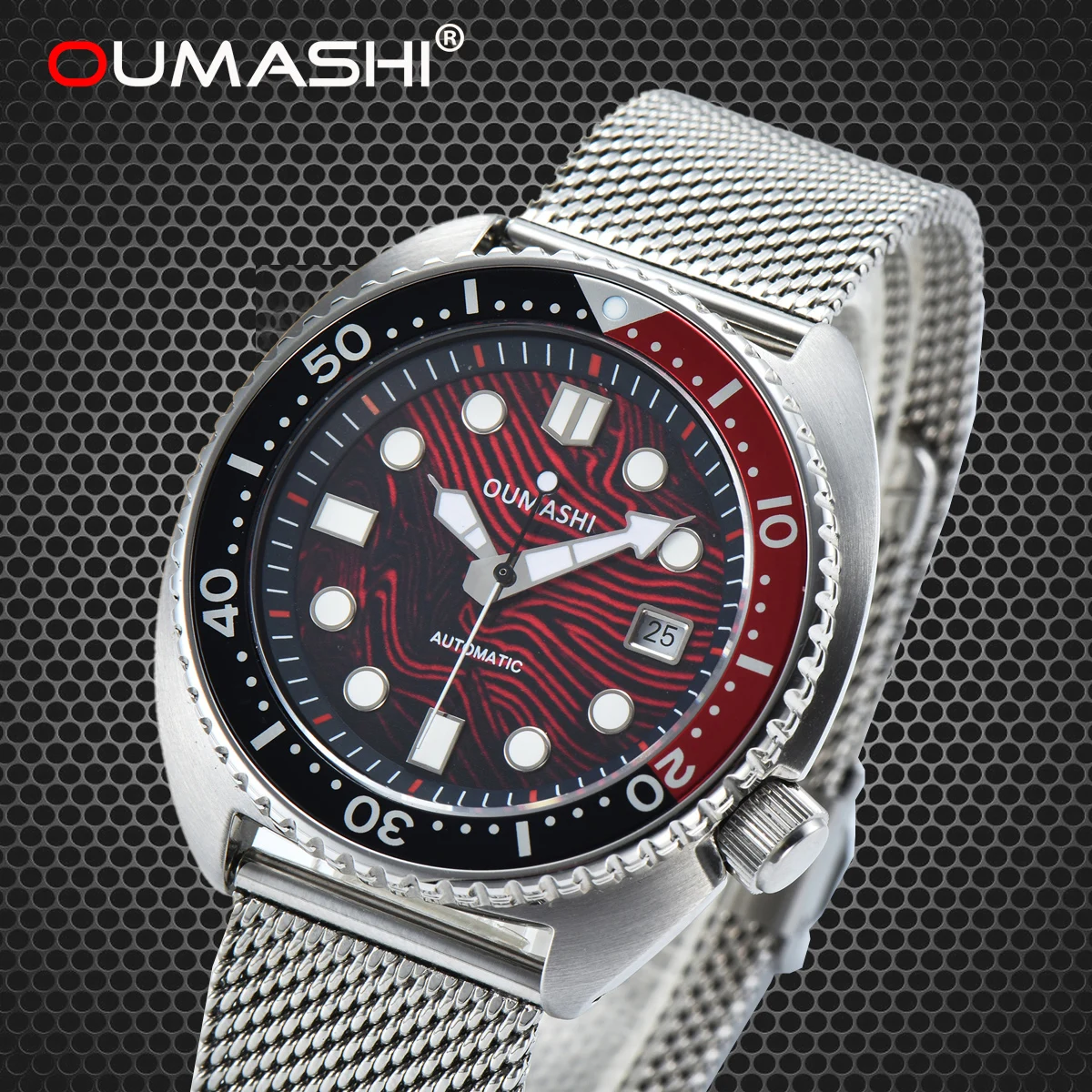 

42.5mm Men Watchs NH35 NH36 Automatic Movement Mechanical Watch Sapphire Glass Super Luminous Luxury Wristwatch Water Proof No.8