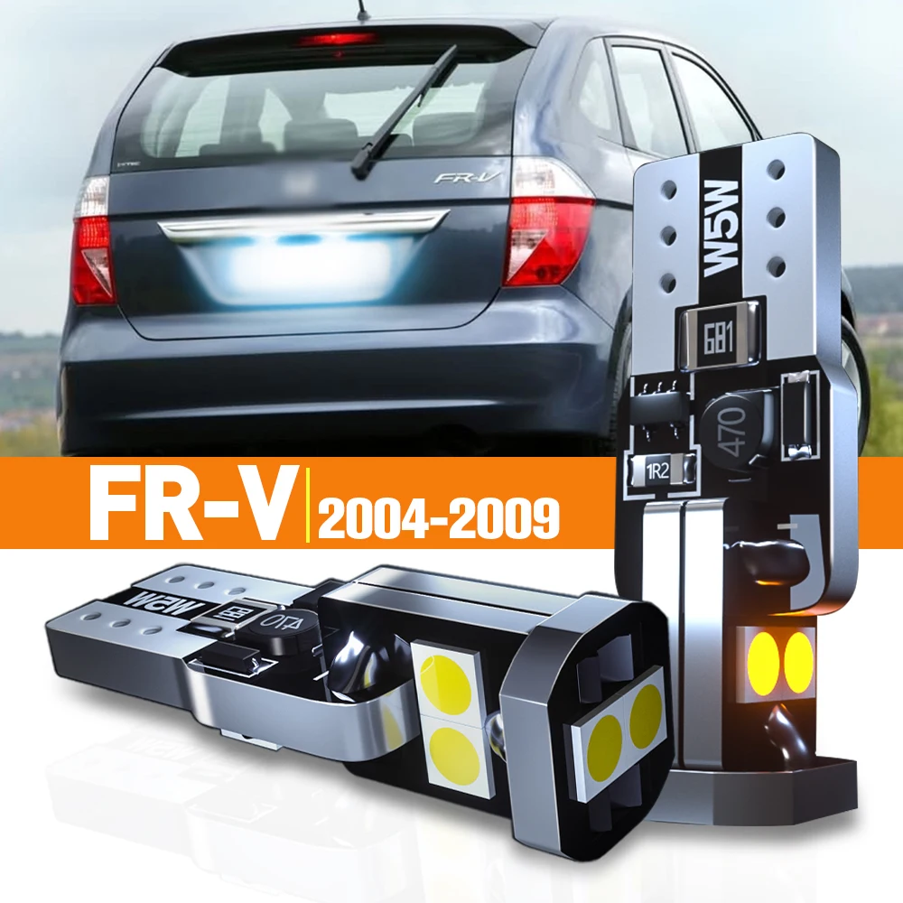

2x LED License Plate Light For Honda FR-V FR V FRV 2004 2005 2006 2007 2008 2009 Accessories Canbus Lamp