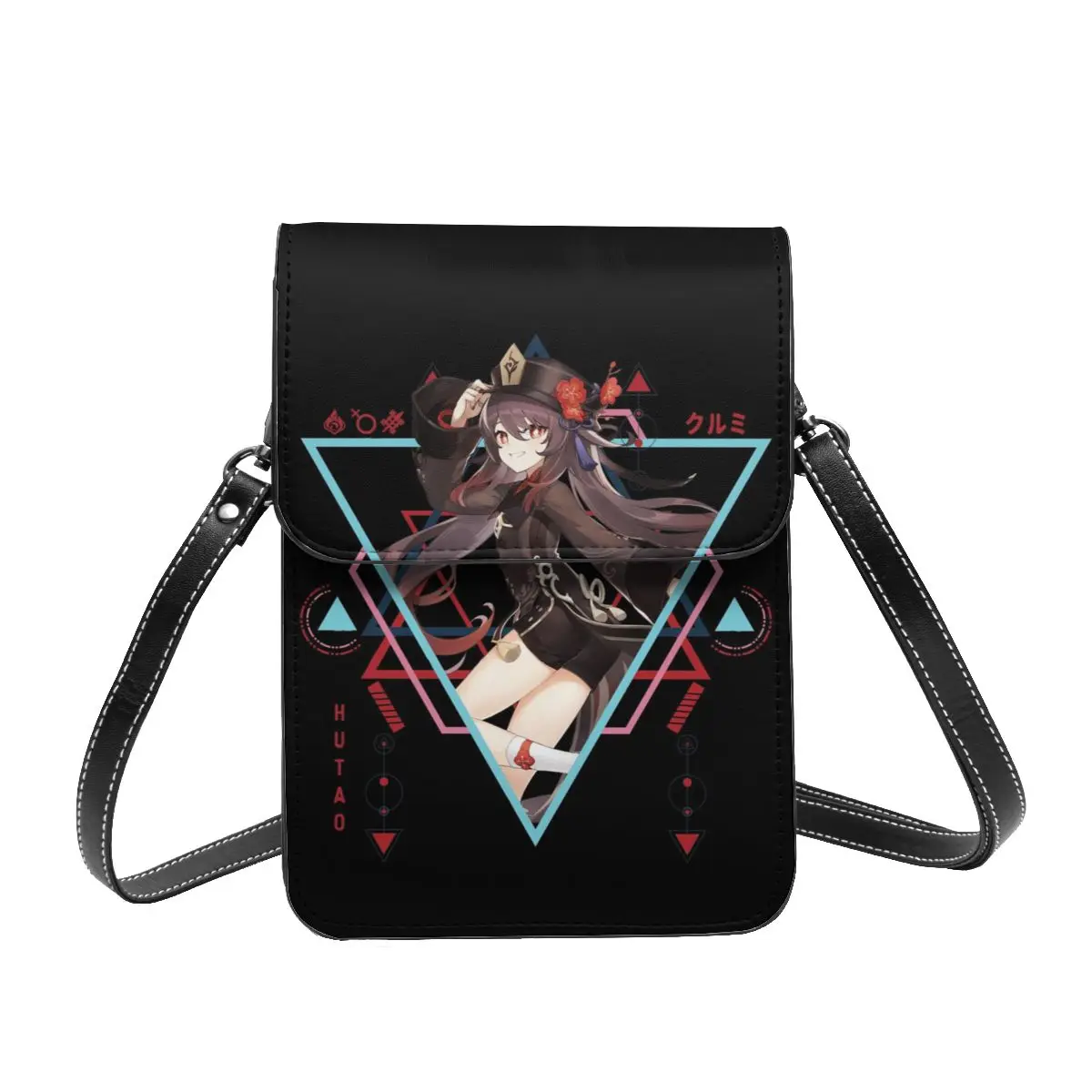 

Сумка на плечо с геометрическим рисунком, в стиле ретро