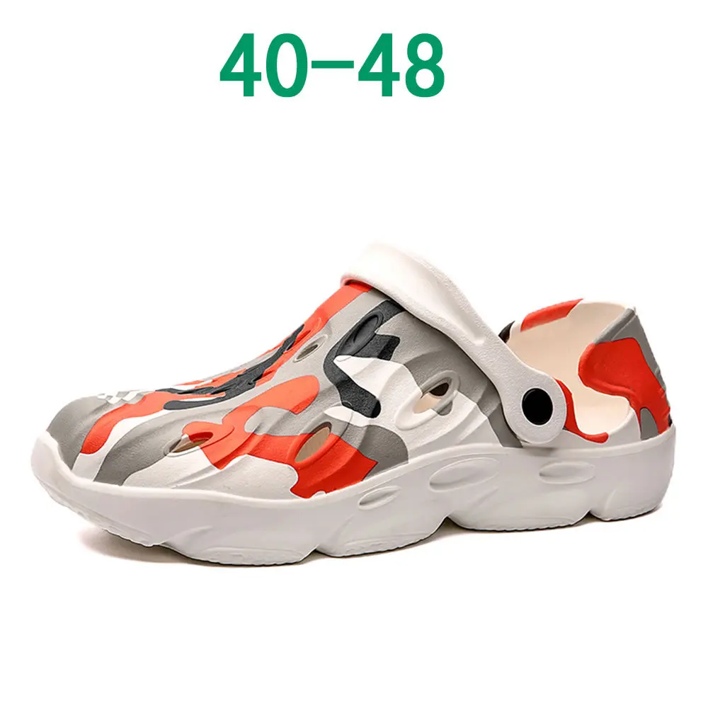 

Мужские Пляжные шлепанцы, легкие сандалии, большие размеры 46 47 48