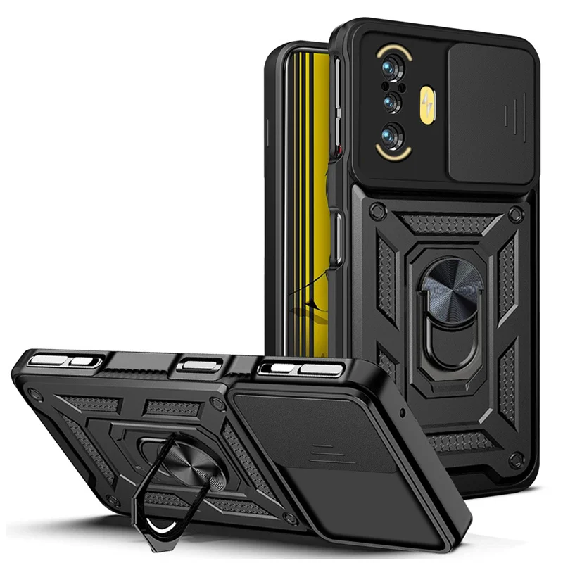 

Capinha for Tecno Spark 8C 9 10 4G Car Mount with Lens Protector Phone Case Funda for Pova Neo 2 3 4 Pro