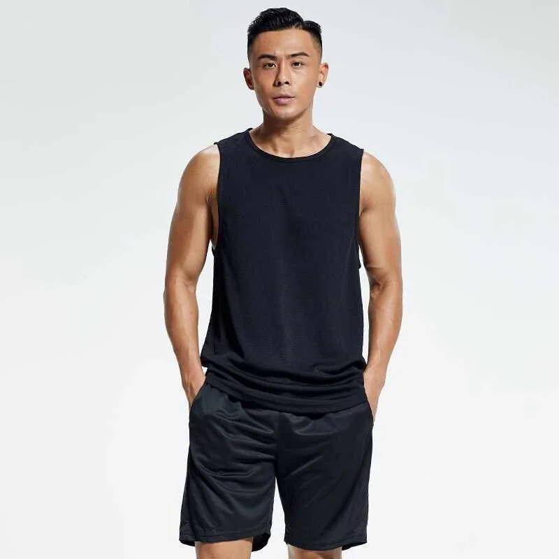 

HSYK простой DRI FIT Sando для мужчин и женщин Американский Простой повседневный городской режим унисекс