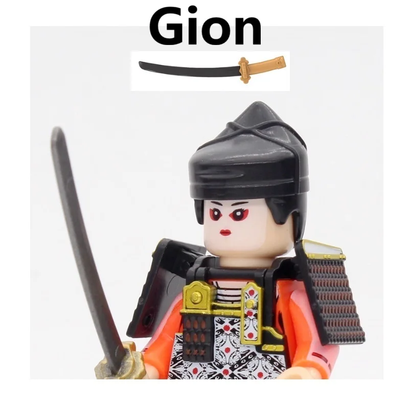 Фото Япония Seven Samurai Building Blocks Edo Period Tokugawa Ieyasu Oda Nobunaga Мини-фигурки игрушки №5