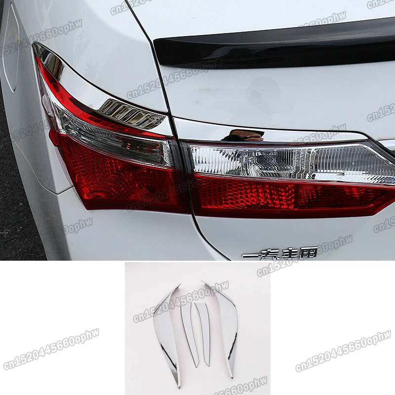 

Накладка на заднюю фару автомобиля, обшивка, Стайлинг для Toyota Corolla 2013, 2014, 2015, 2016, prefacelift, E170, аксессуары, Автомобильный задний фонарь