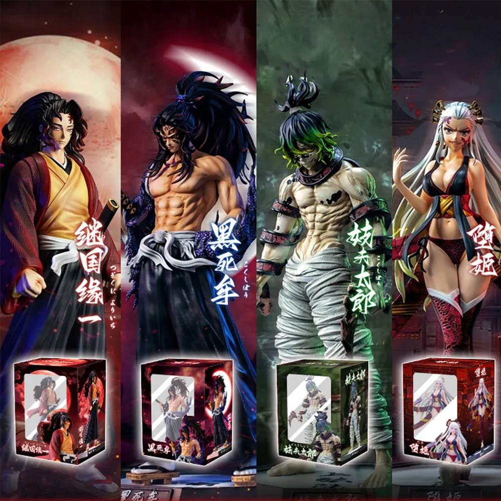 

Anime Demon Slayer Action Figure Giyuutarou Daki Kokushibo Tsugikuni Yoriichi Toy Kimetsu No Yaiba Gyutarou Collection PVC Model