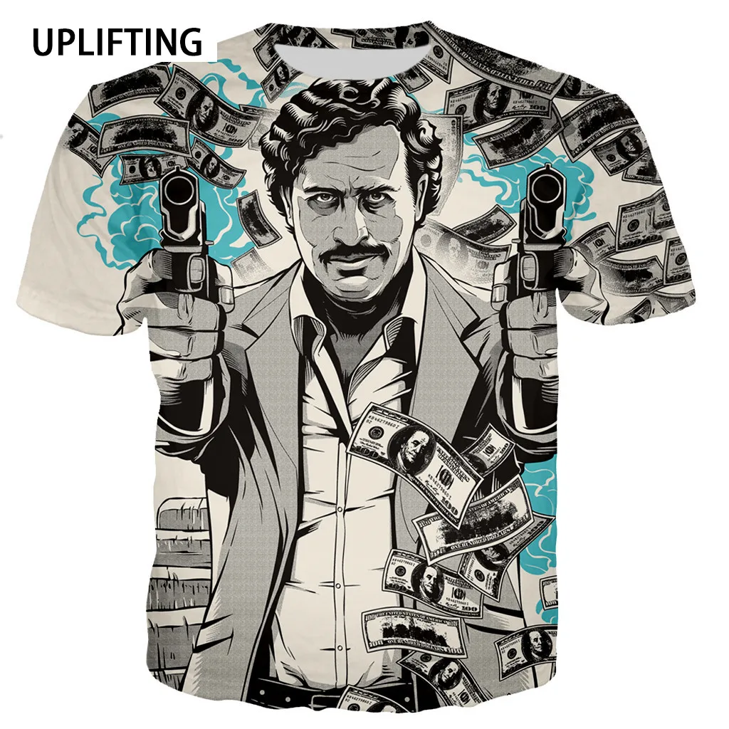 

2023 Narcos Pablo Escobar Narcos Men/women New Fashion Cool 3D Printed T-shirts Casual Style Tshirt Streetwear Tops Oversized