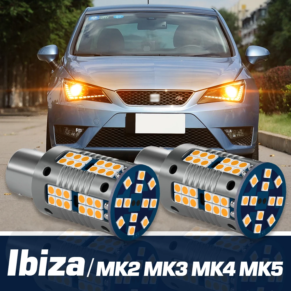 

2pcs LED Turn Signal Light Canbus Accessories For Seat Ibiza MK2 6K MK3 6L MK4 6J 6K MK5 1993-2020 2013 2014 2015 2016 2017 2018