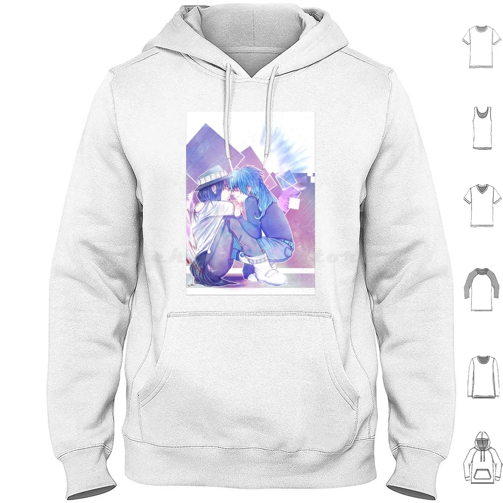 

Худи Nii-San с длинным рукавом, сей Аоба, драматическое убийство