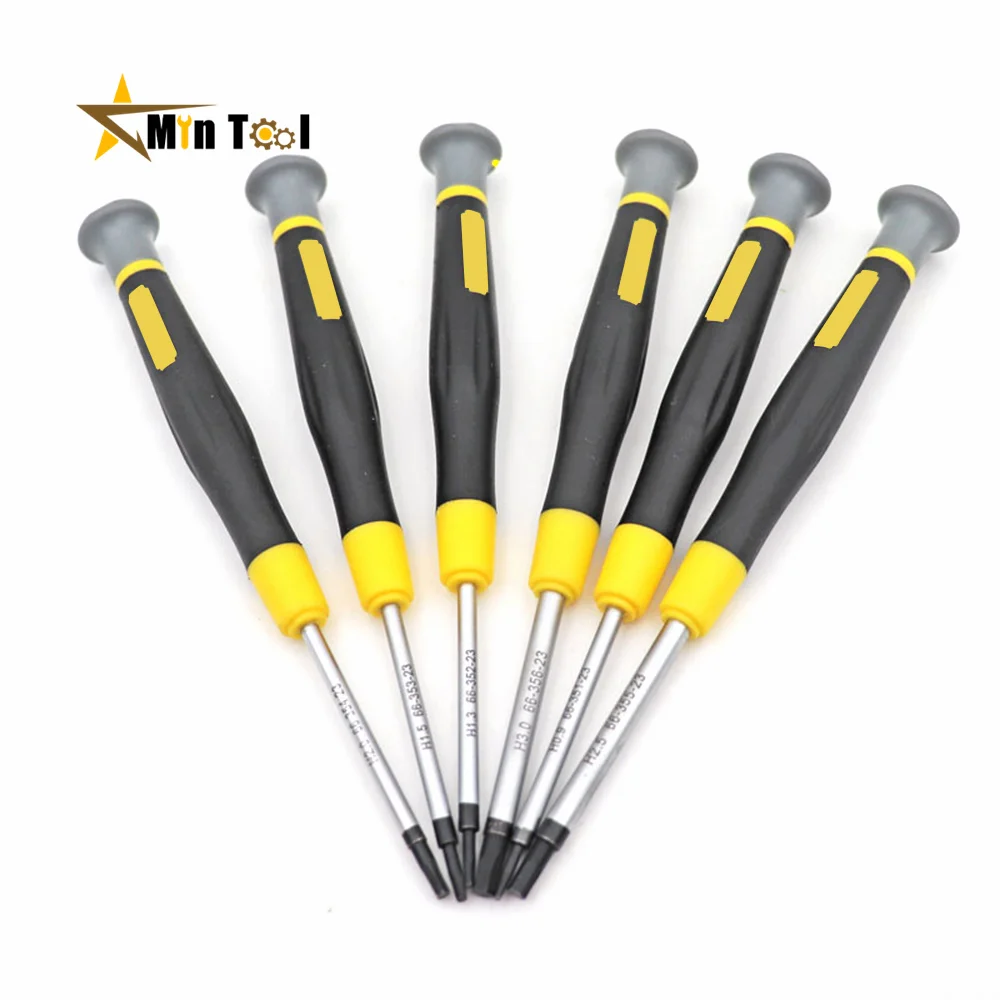 Mini Hexagon Screwdriver Micro Hex Screw Driver Wrench Tools 0.9mm 1.3mm 1.5mm 2.0mm 2.5mm 3.0mm Magnetic Tips Repair Hand Tool