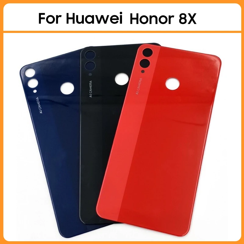 Новинка задняя крышка аккумулятора 6 5 дюйма для Huwei Honor 8X JSN-L21 3D стеклянная панель