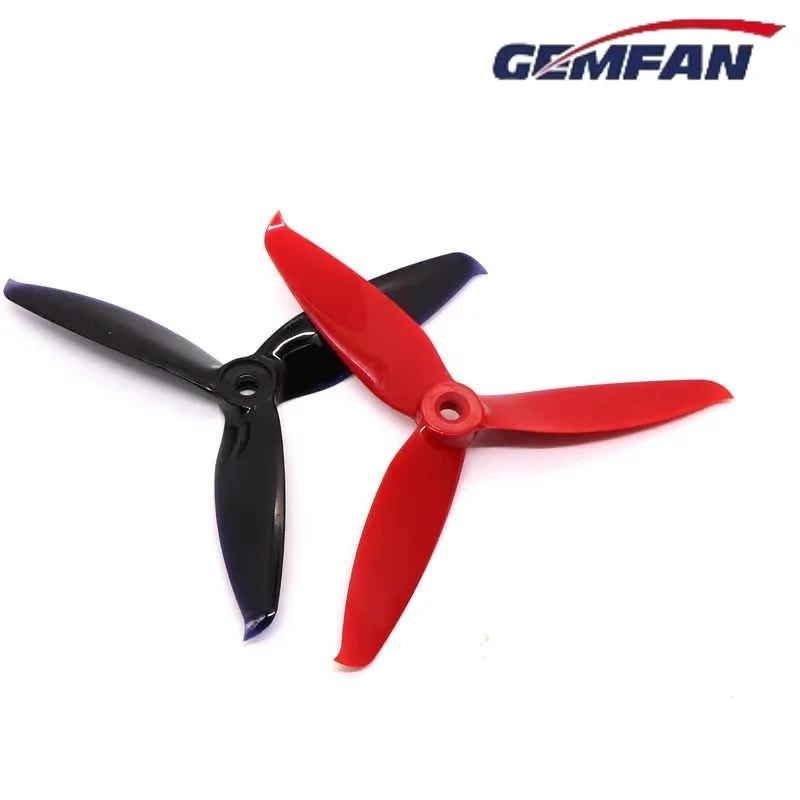 Фото 2Paris/4PCS 5-дюймовый GEMFAN 5152S 5,1x5,2 3-лопастной пропеллер CW CCW Опора для бесщеточных двигателей FPV Рамка для фристайла FPV Racing Drone №1