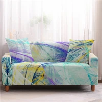 colorful stripe pattern print stretch spandex sofa cover all inclusive sofa covers for living room l shape universal sofa cover