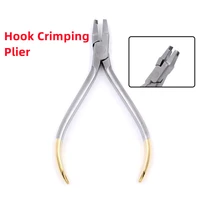 dental crimpable hook placement plier stainless steel free hook clamp forceps dental orthodontic pliers instrument dentist tools